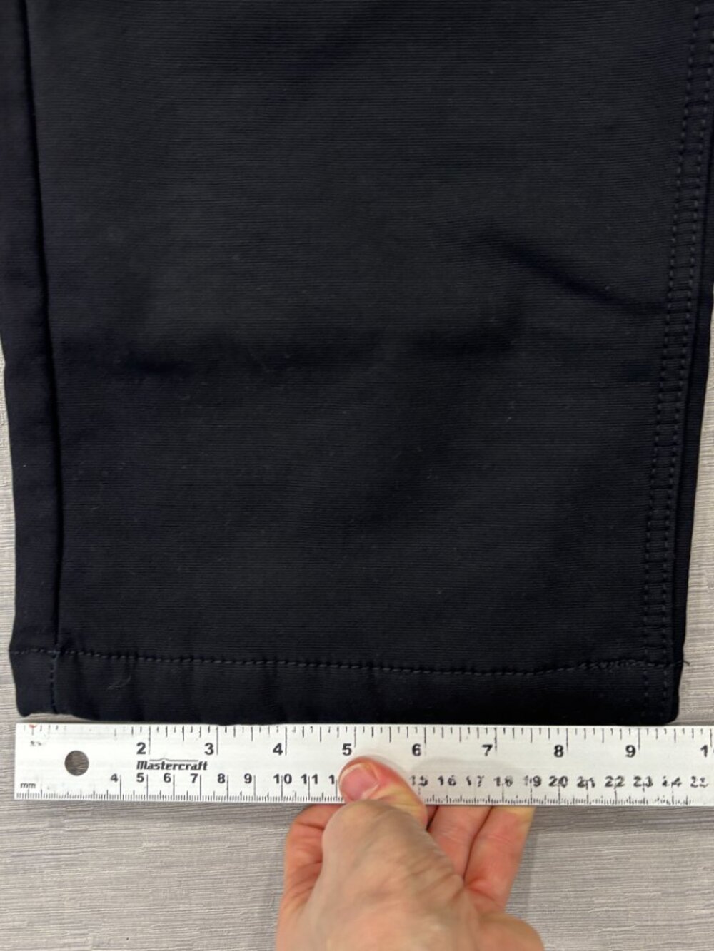 CAT Caterpillar Work Pants Mens 40 x 30 Black Canvas Fleece Lined Insulated - Picture 10 of 14